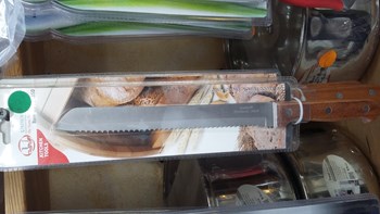 8m1g Wood Handle Bread Knife